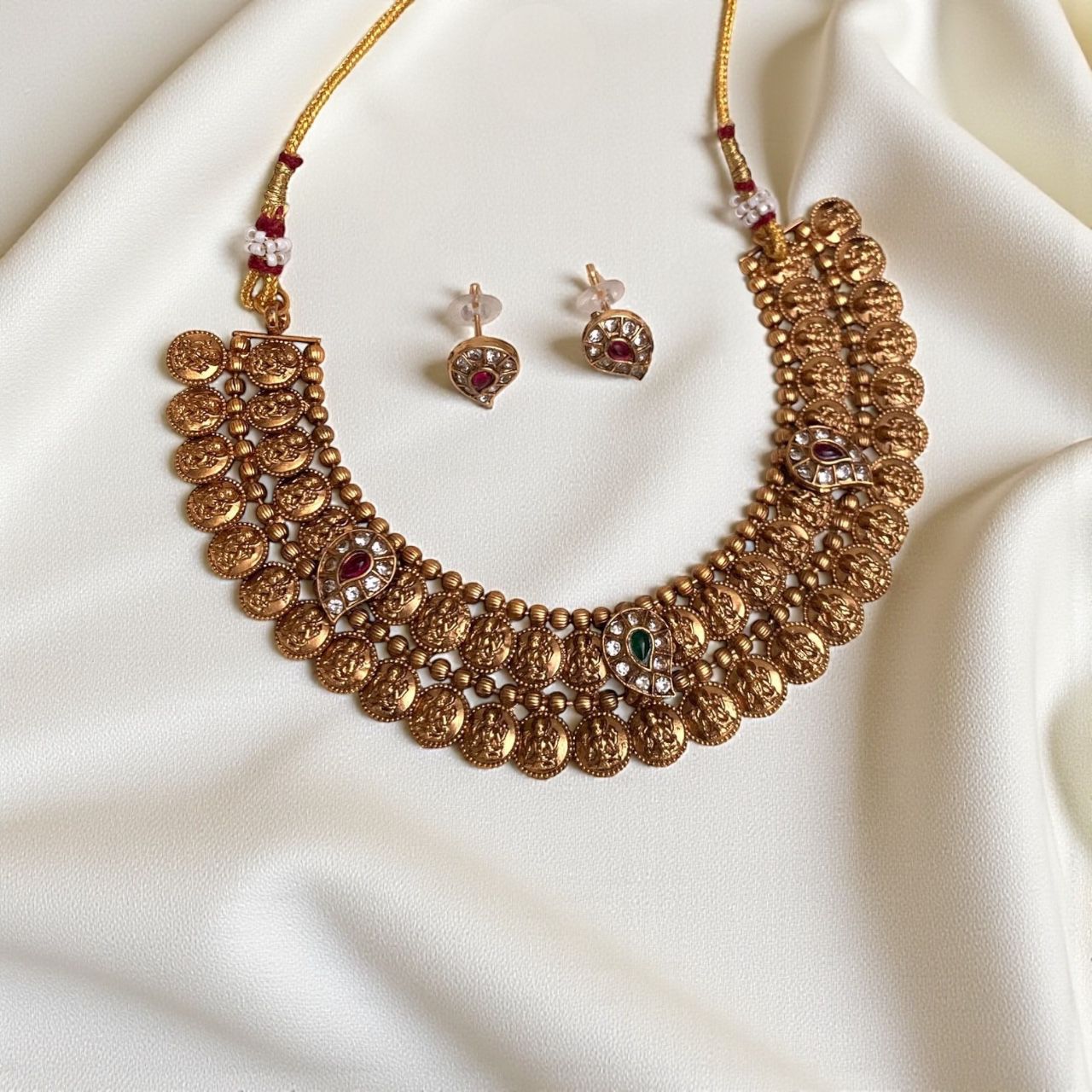 Golden Aura Coined Necklace