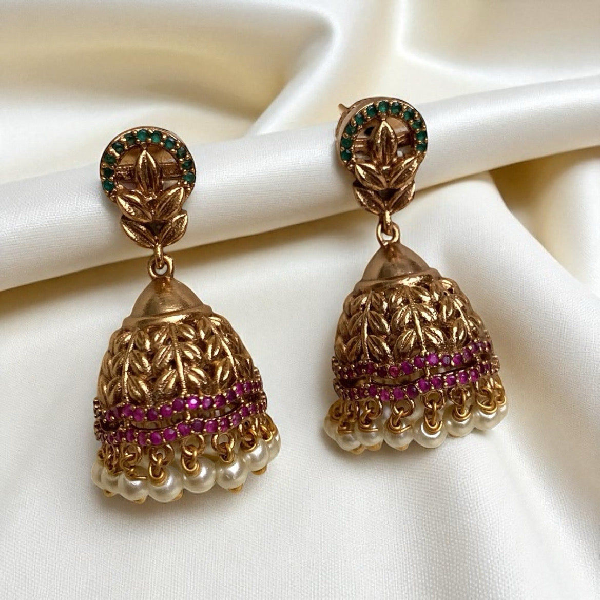 Leaf Jhumka