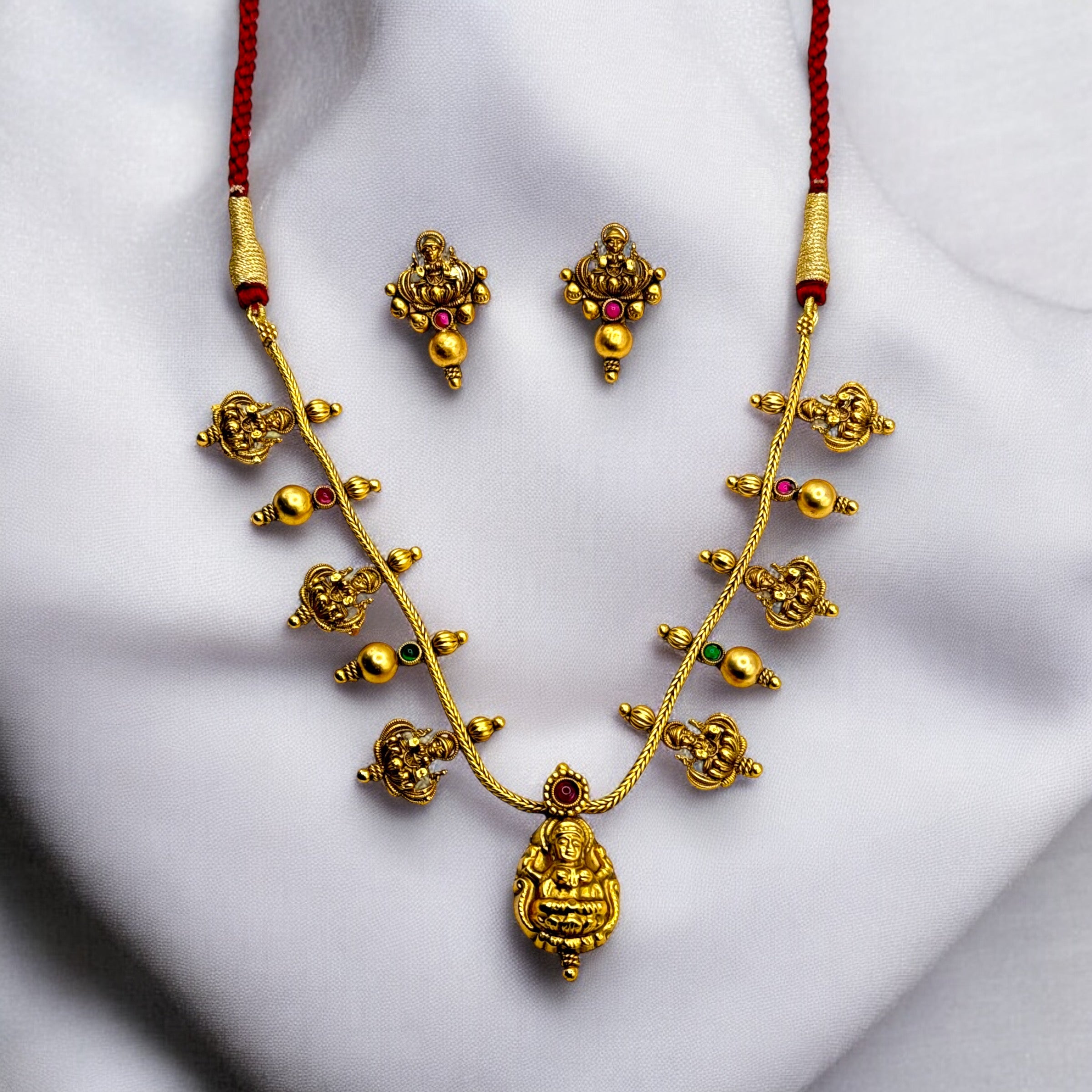 Ruby Laxmi Necklace