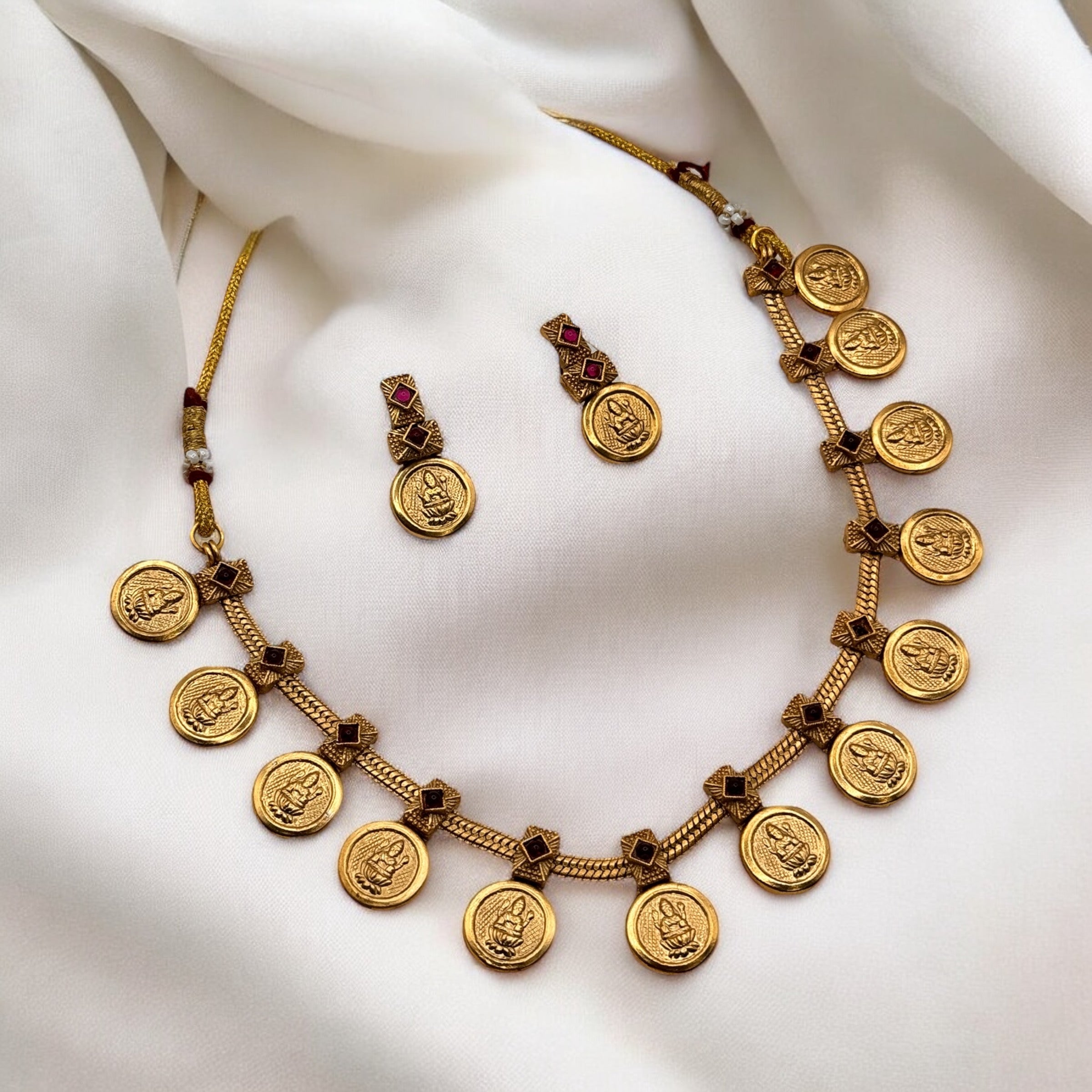 Traditional Coin Laxmi Necklace