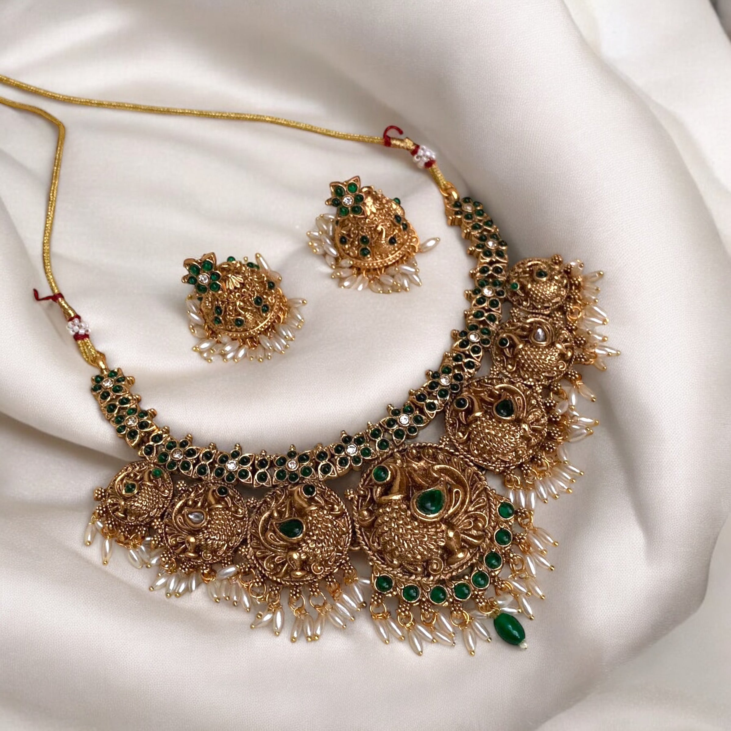 Peacock Necklace Set