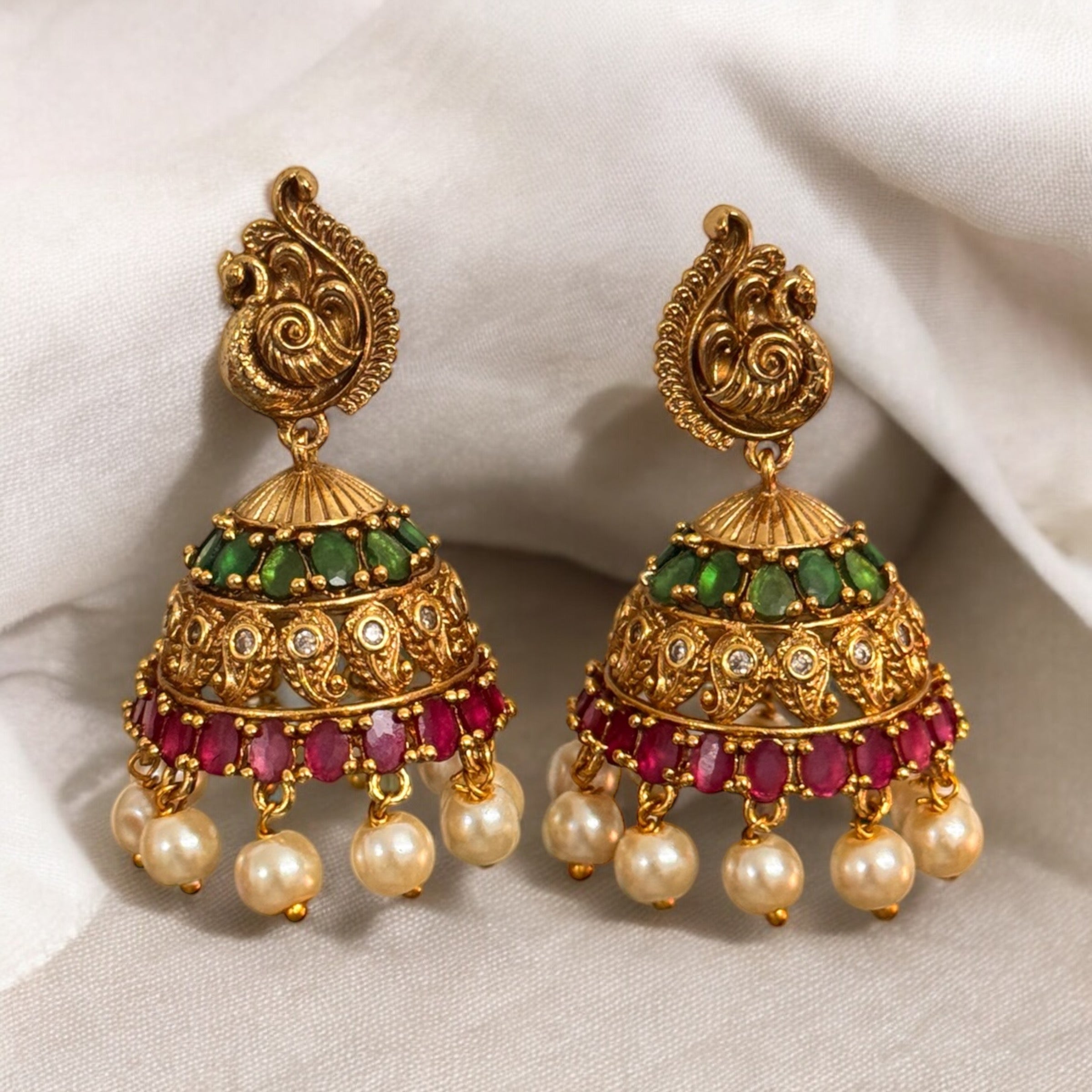 Pearl Jhumki Multi