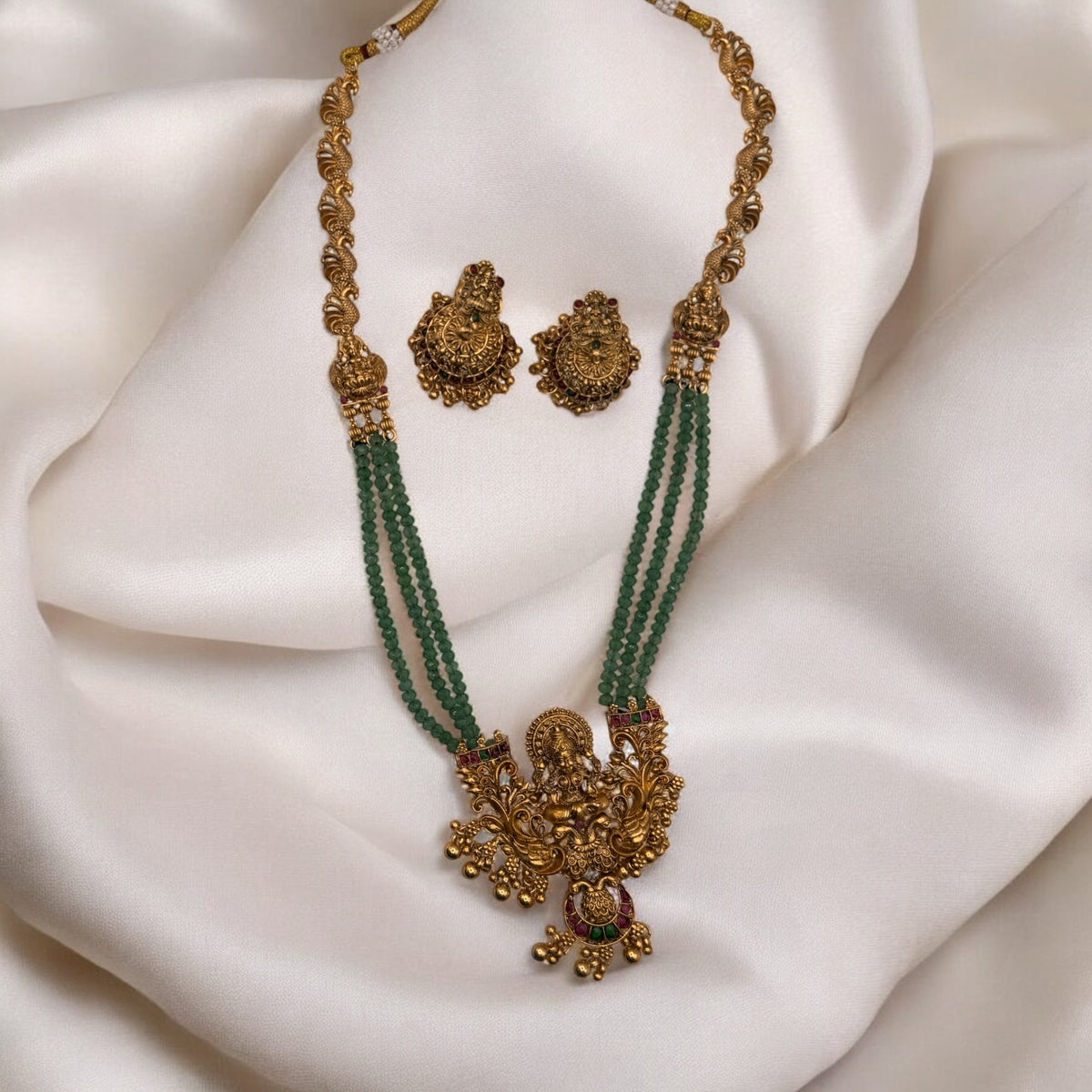 Lakshmi Antique Temple Necklace