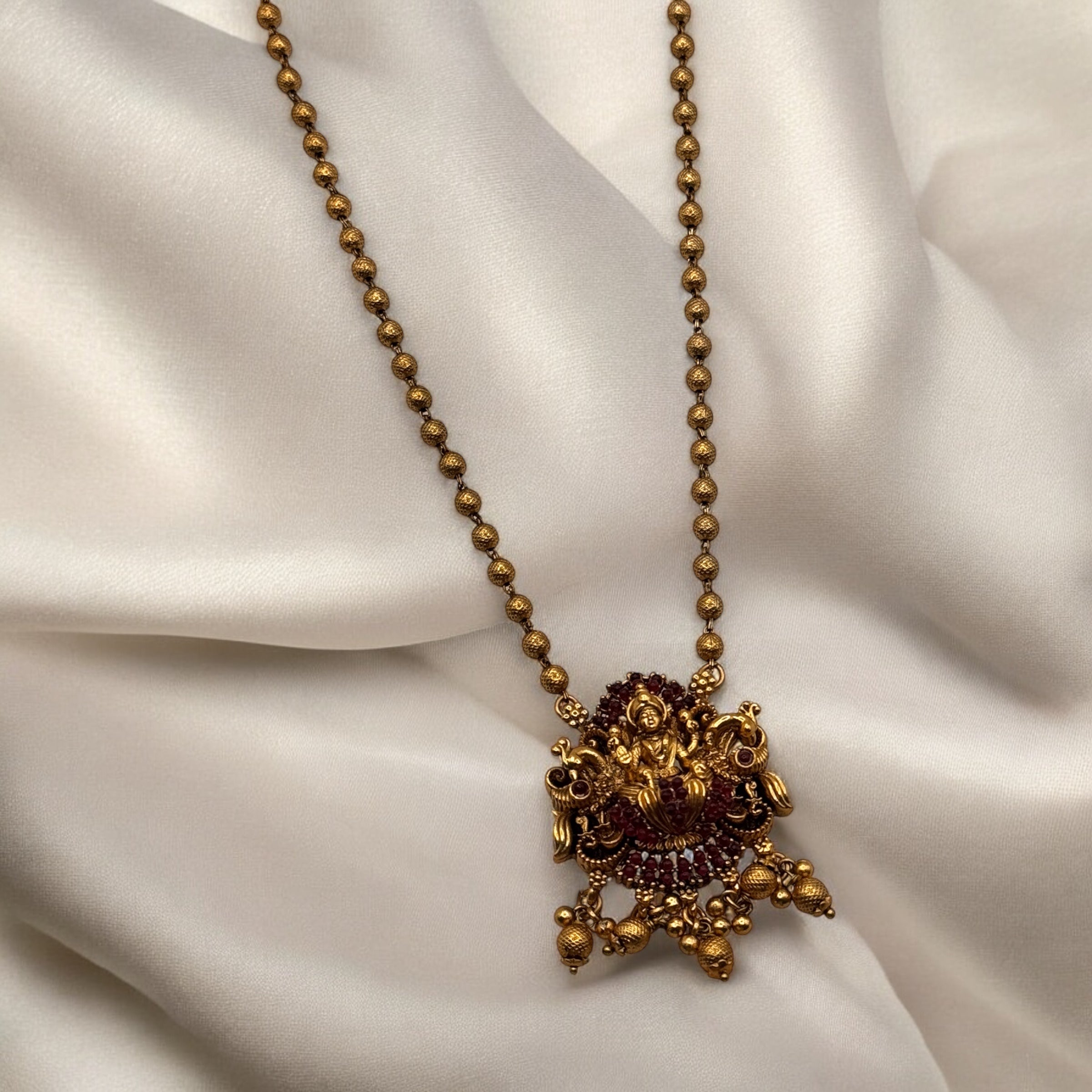 Laxmi Ruby Chain Pendant