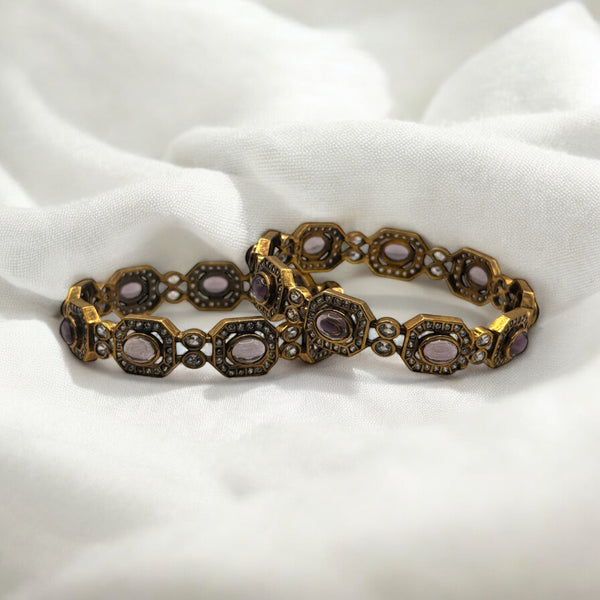 Purple Elegant Bangles