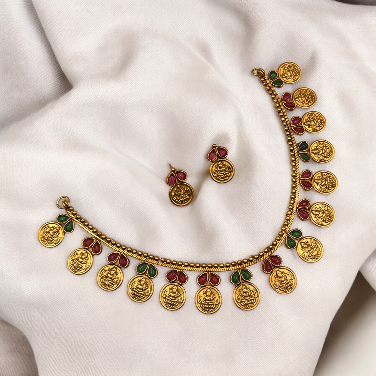Petal Coin Necklace