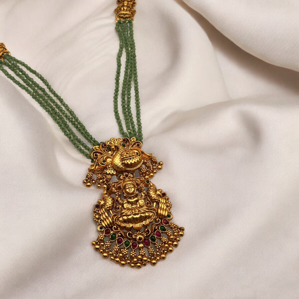 Gajalakshmi Beaded Necklace