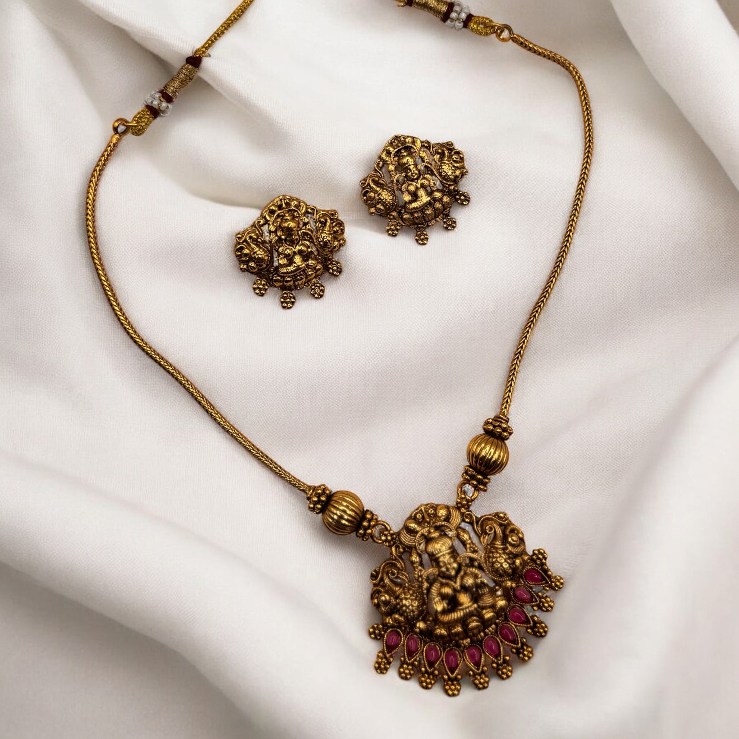 Lakshmi Lotus Necklace
