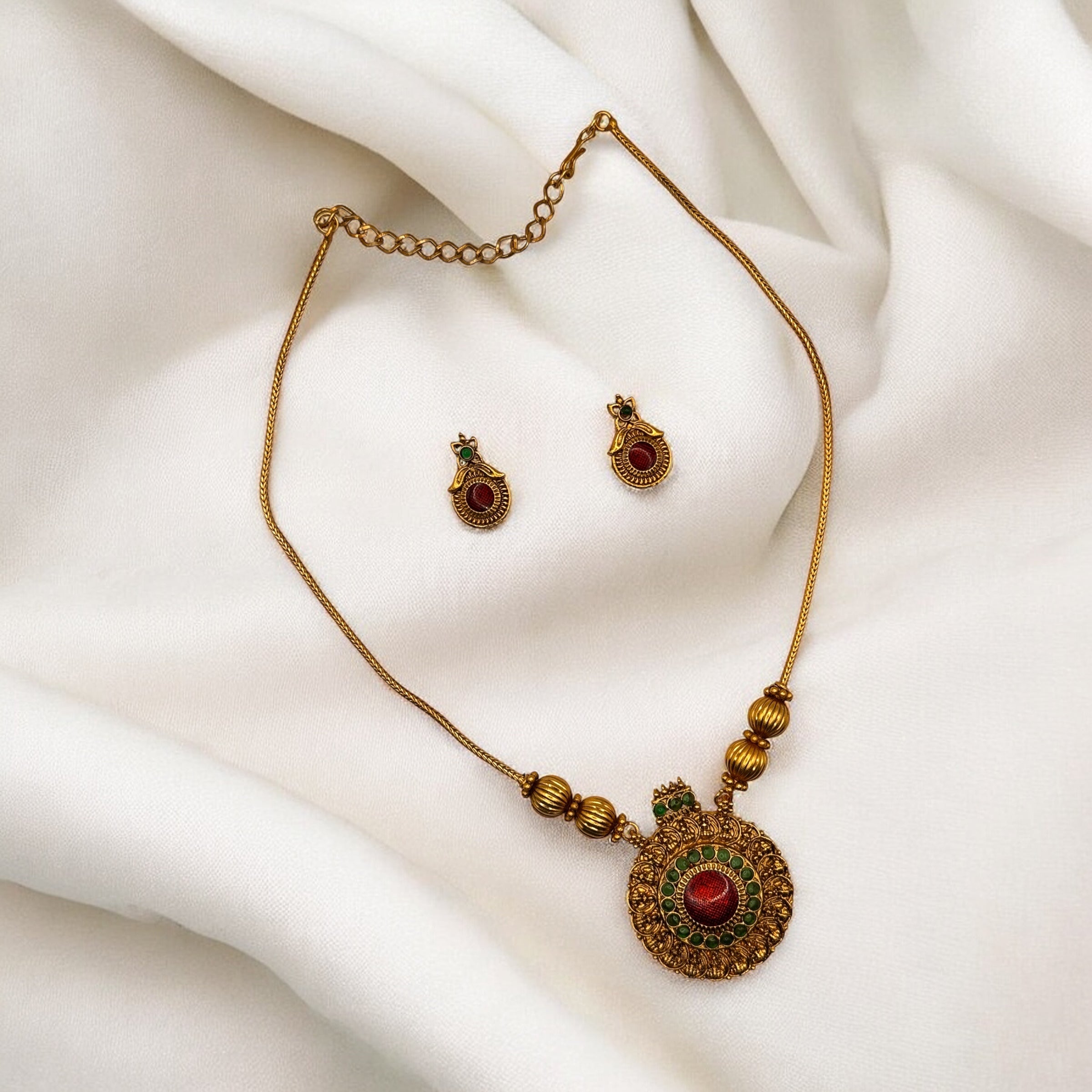 Mini Lakshmi Coin Necklace