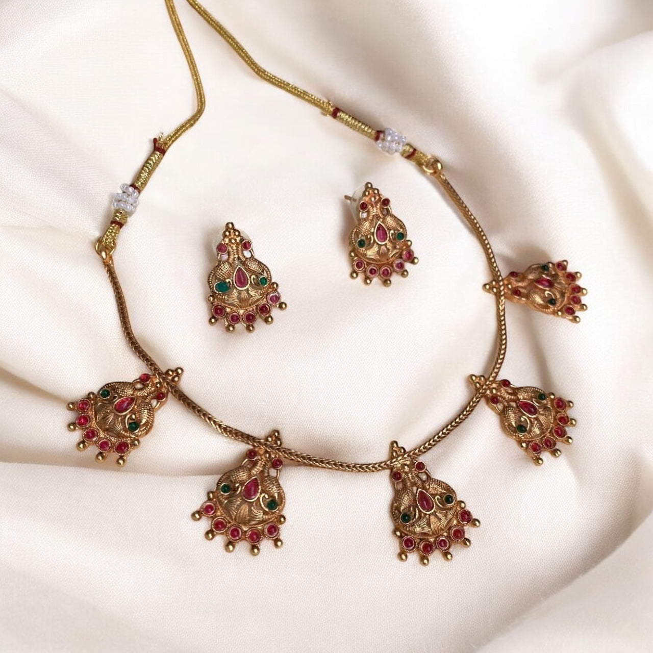 Peacock Grace Necklace