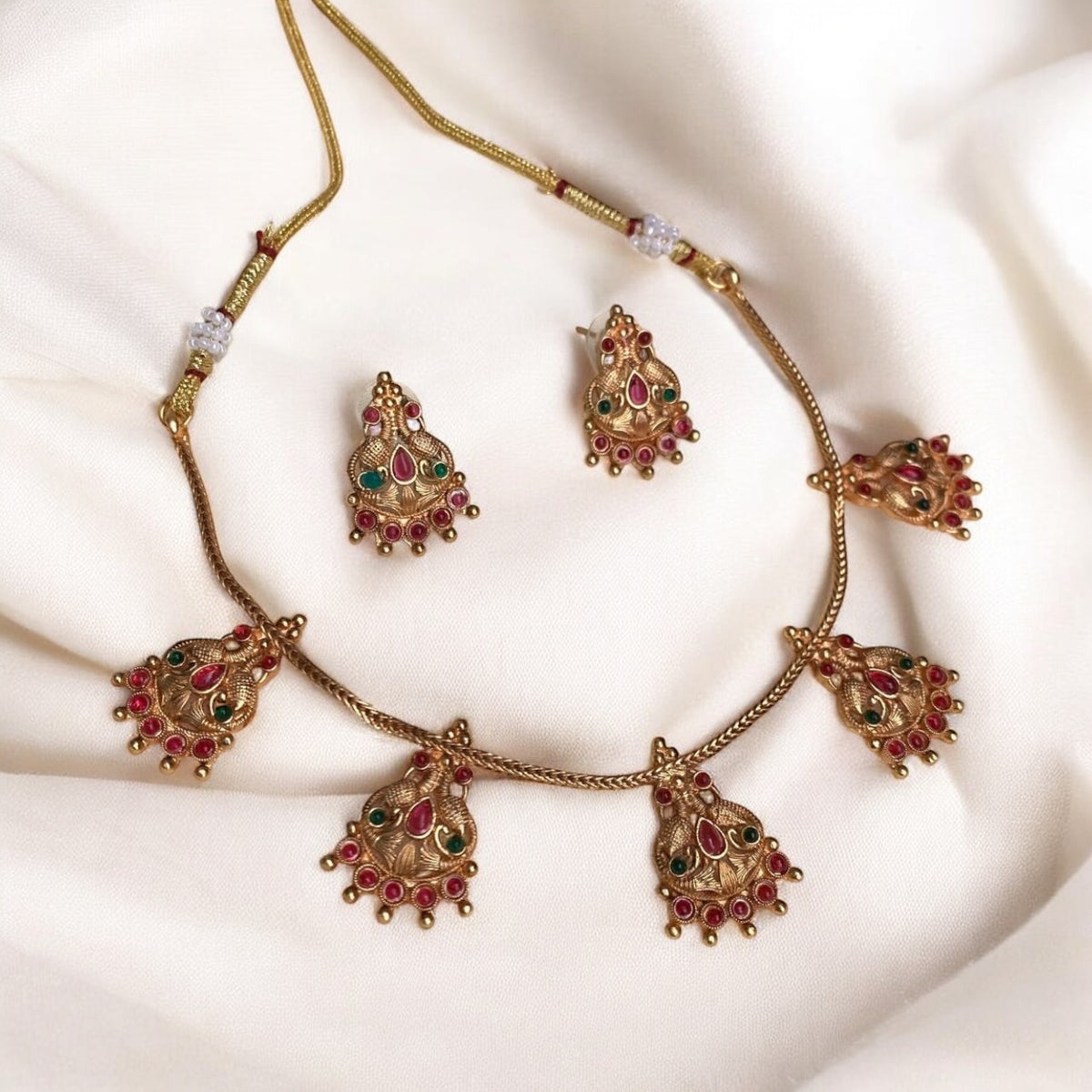 Peacock Grace Necklace