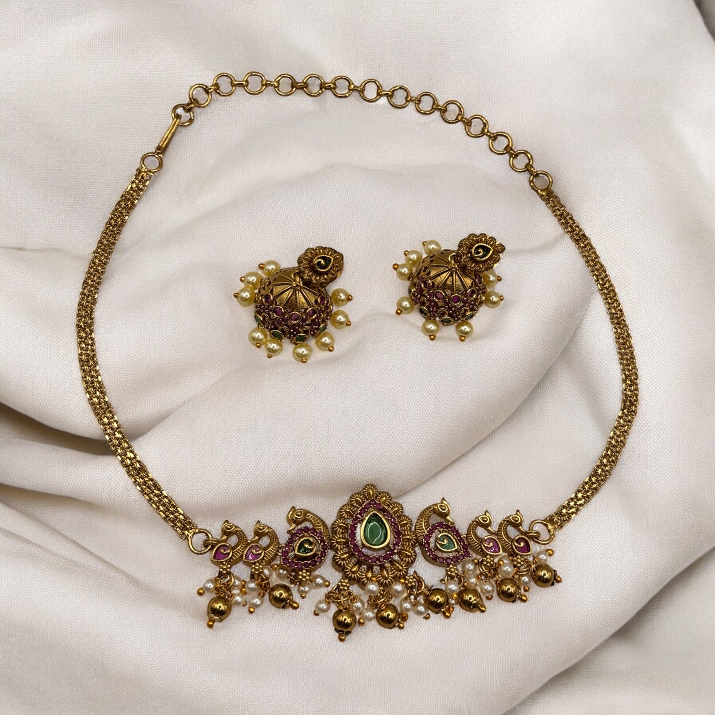 Peacock Royalty Choker