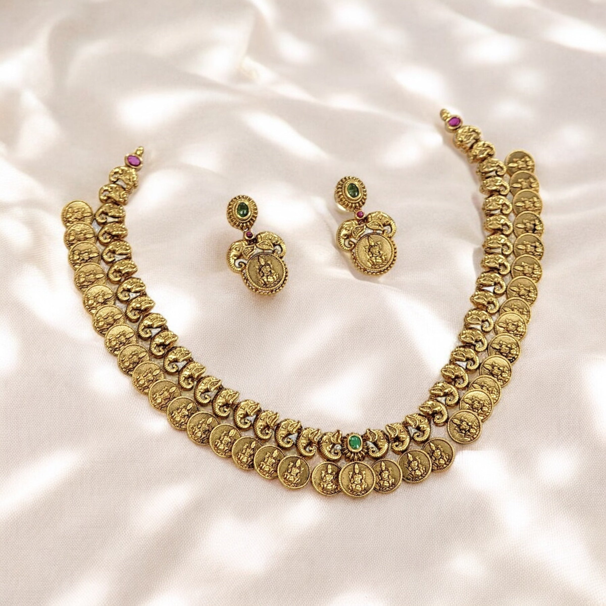 Elephant Coin Necklace