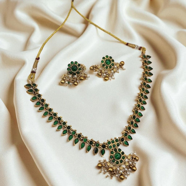 Ruby Emerald Grace Necklace