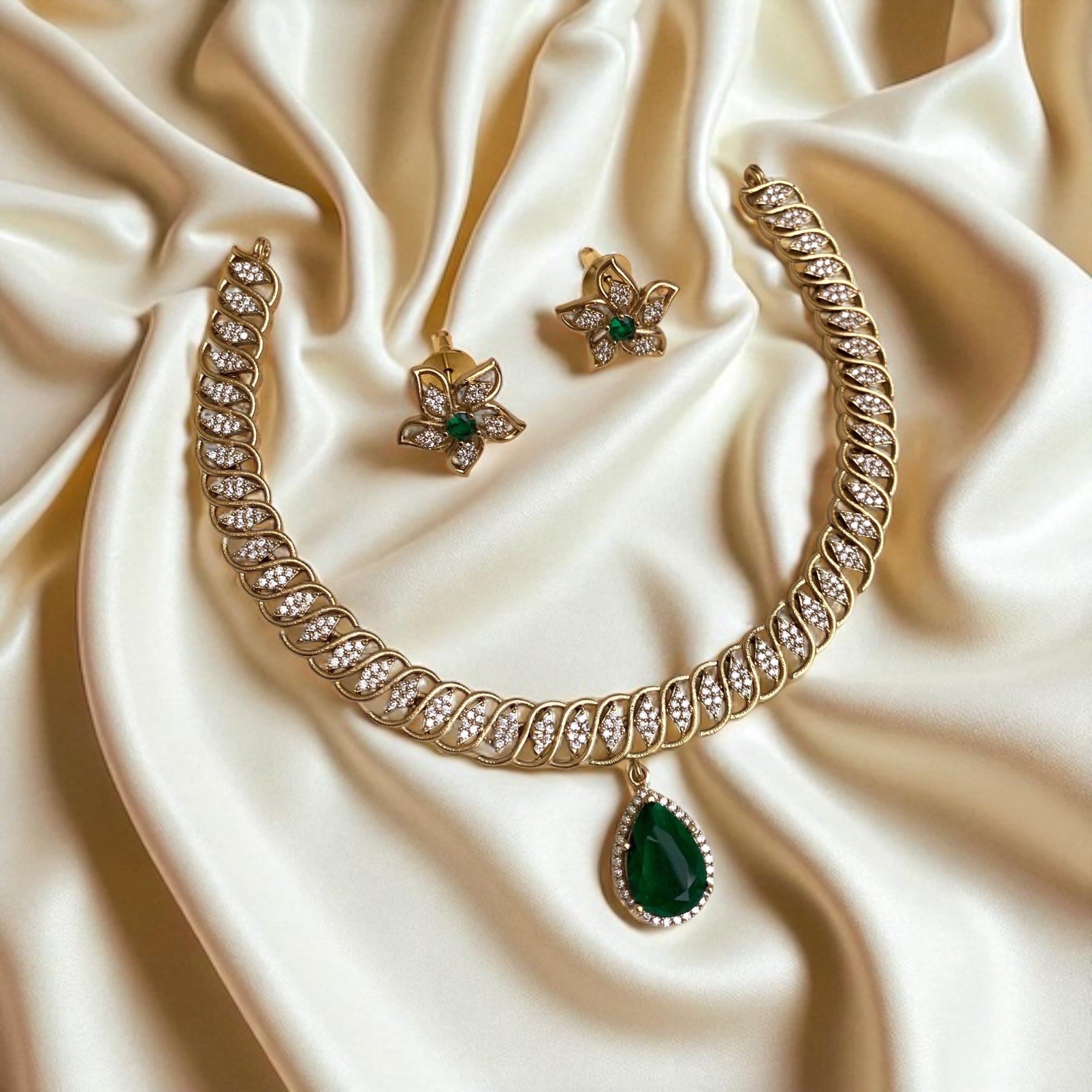 Celestial Green Necklace