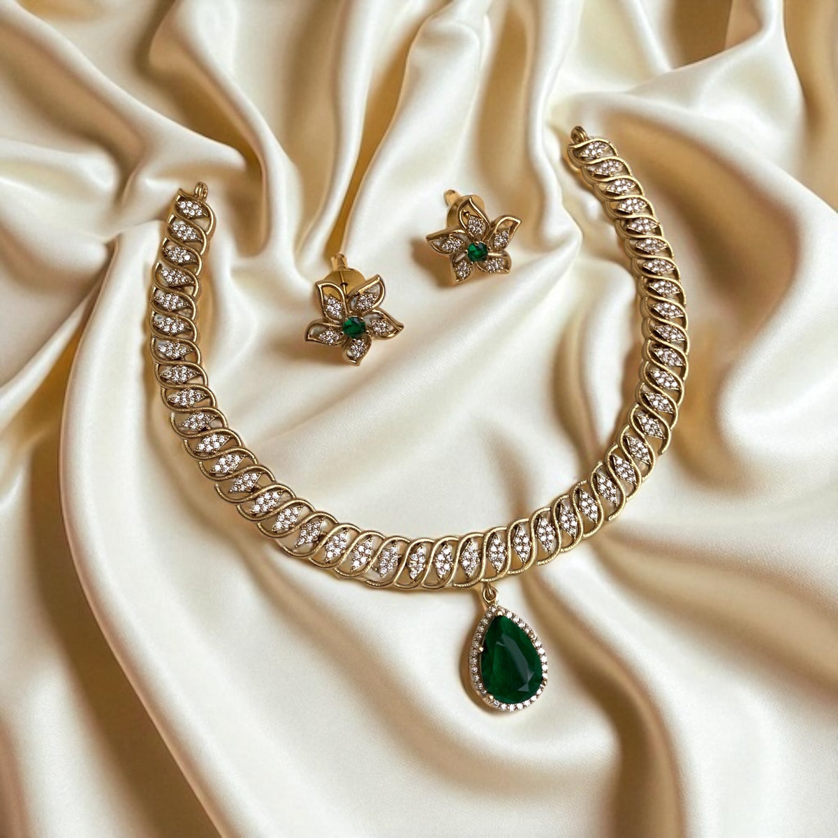 Celestial Green Necklace