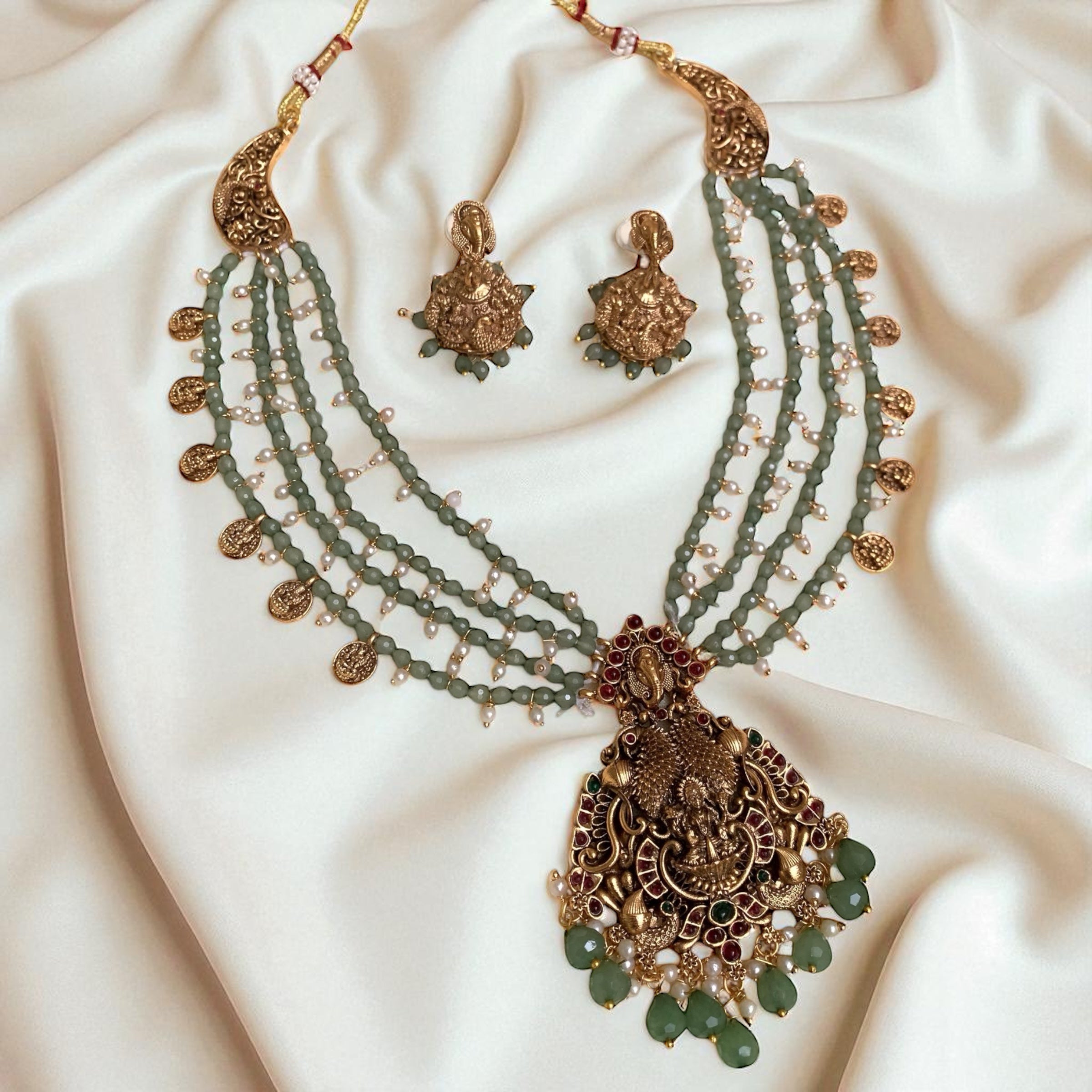 Layered Lakshmi Necklace