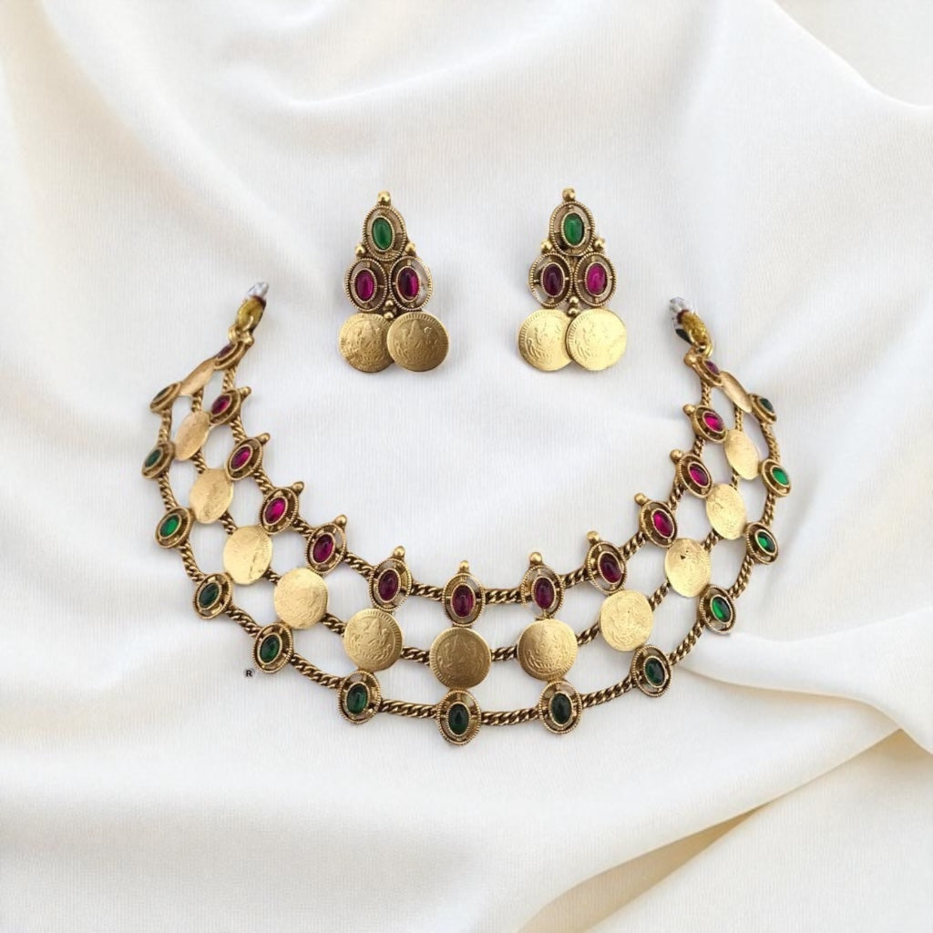 Nritya Coin Necklace