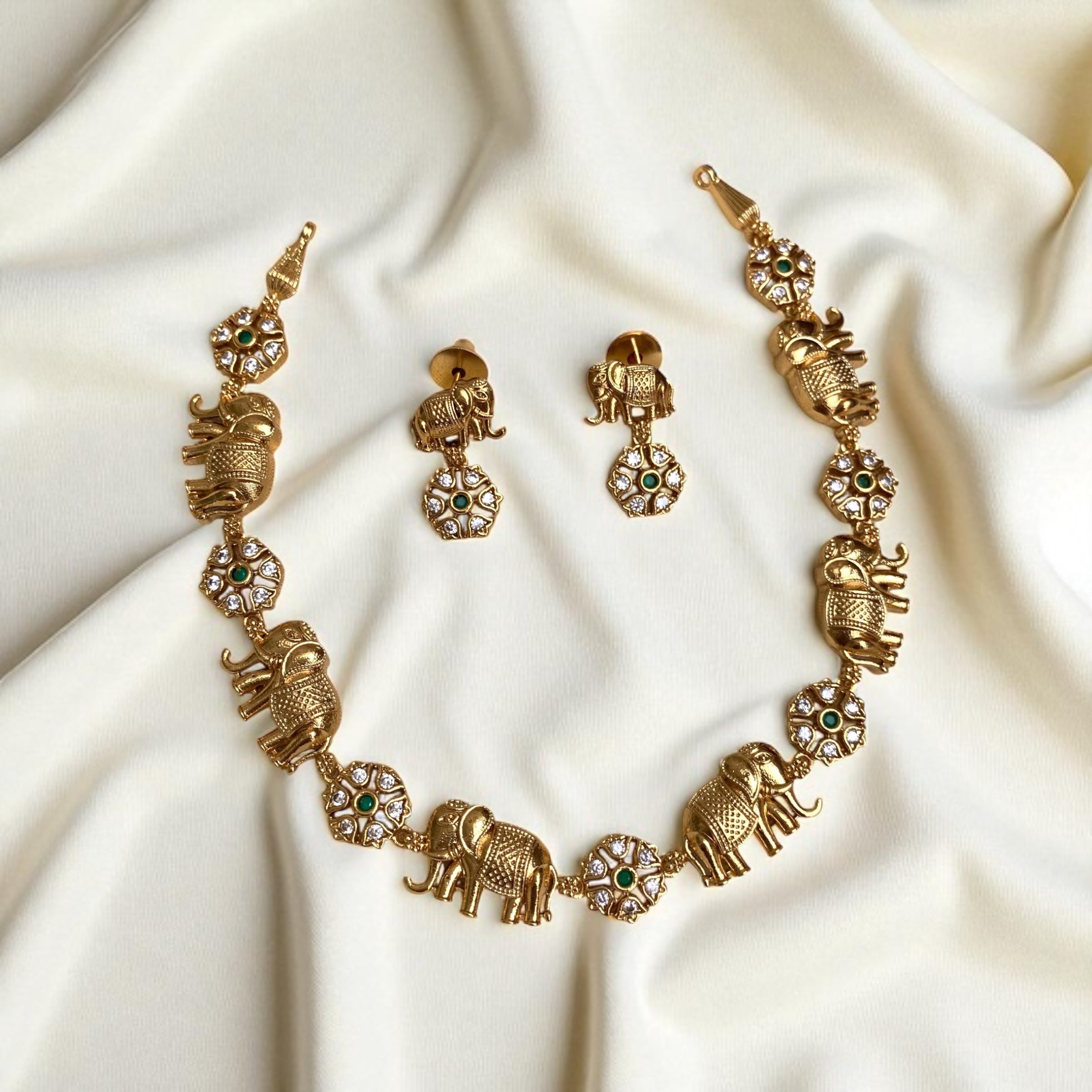 Elephant Flower Necklace