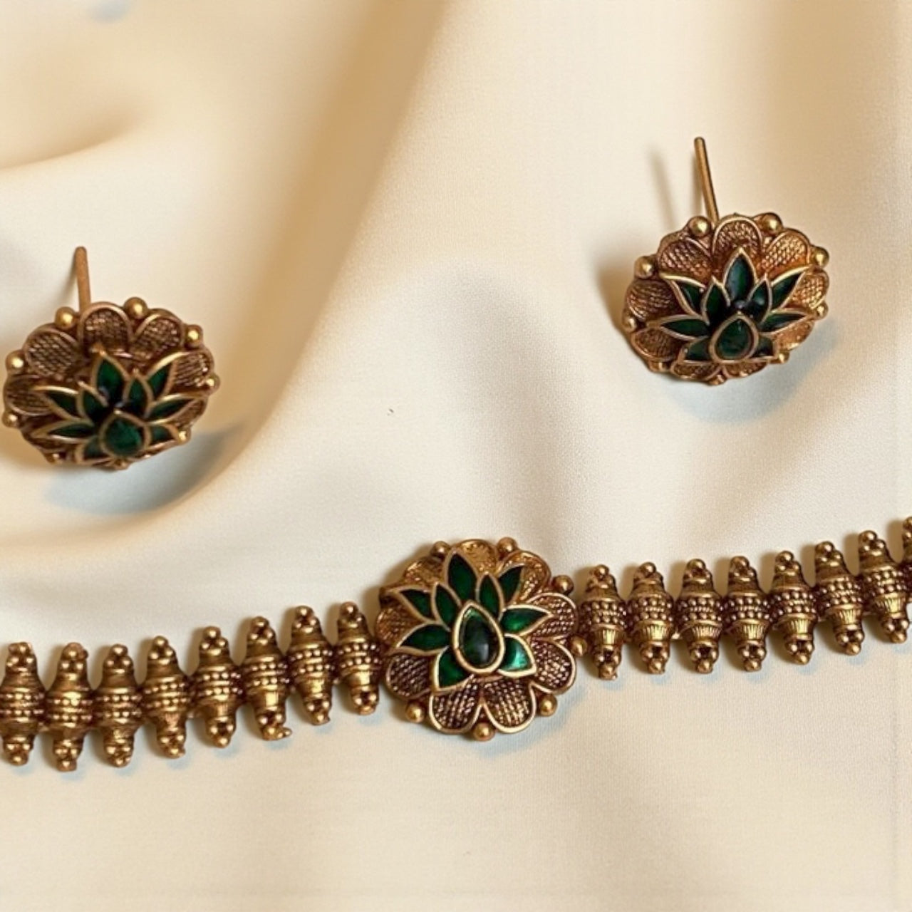 Golden Flower Choker