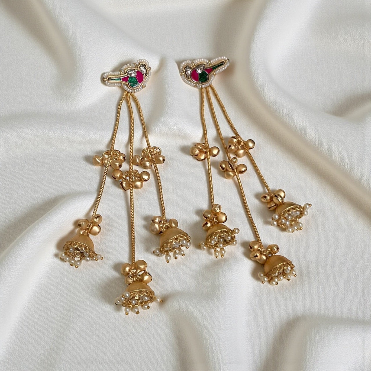 Peacock Kashmiri Earrings